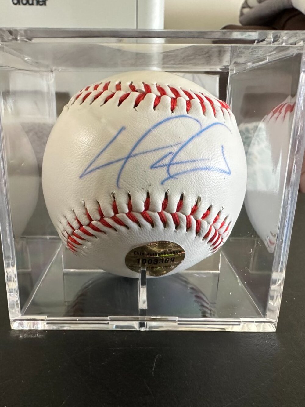 DAVID ORTIZ SIGNED BASEBALL AUTOGRAPHED W/COA - (Twins, Boston Red Sox) - 655